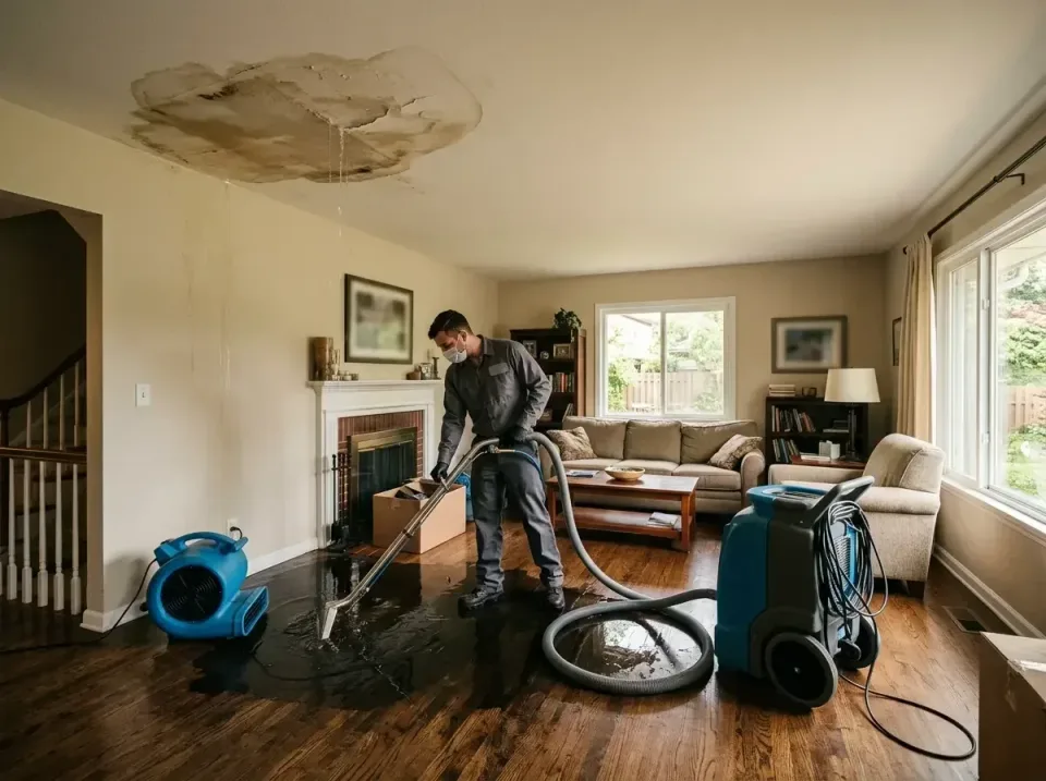 attic-pipe-burst-ceiling-drip-008 — frequently asked questions, Water Damage Restoration & Carpet Care in Hurstbourne, KY